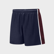 Falcon Men's Contrast panel Minor Fault Shorts Minor Fault HAS Apparel Navy & Maroon 2XS 