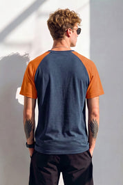 Navy & Orange