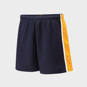 Falcon Men's Contrast panel Minor Fault Shorts Minor Fault HAS Apparel Navy & Yellow 2XS 