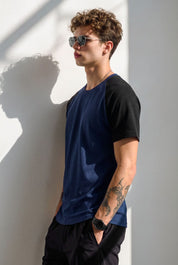 Navy & Black