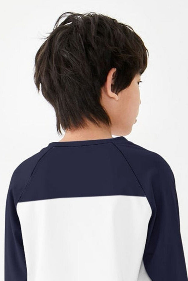 White & Navy
