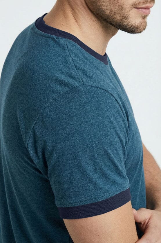 Navy Melange & Navy