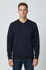 Men's V- Neck Minor Fault Fleece Sweat Shirt