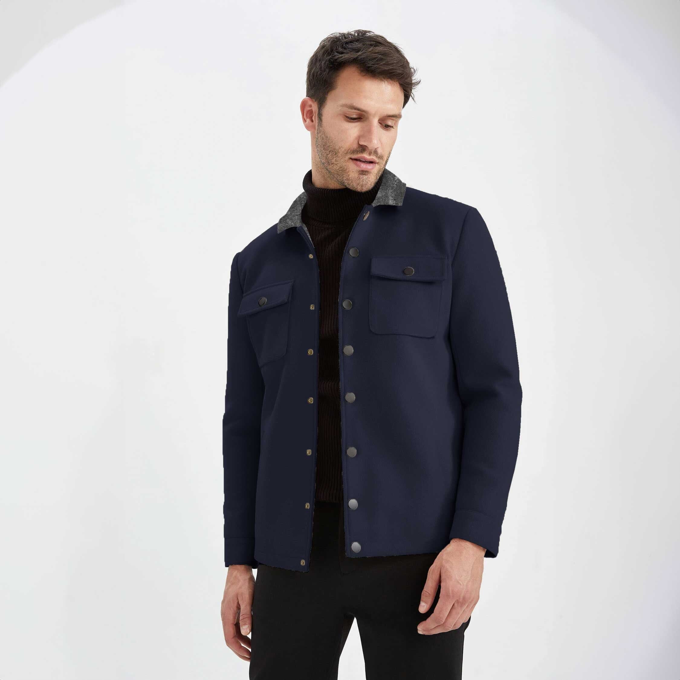 Polo Republica Men's Inner Fur Minor Fault Jacket Men's Jacket Polo Republica Navy S 