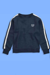 London Boy's Logo Embroidered Crew Neck Fleece Track Suit