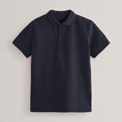 Cc Boy's Short Sleeve Minor Fault Polo Shirt Boy's Polo Shirt Image Navy 3-4 Years 
