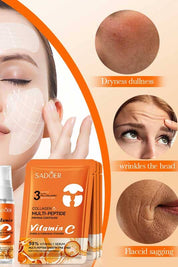 Sadoer Multi-Peptide Vitamin C Firming Contours Cheek & Forehead Filler Set