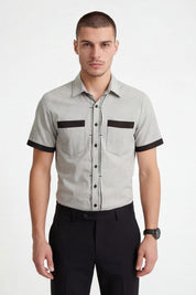 Polo Republica Men's Classic Short Sleeve Casual Shirt