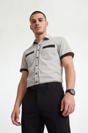 Polo Republica Men's Classic Short Sleeve Casual Shirt