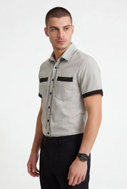 Polo Republica Men's Classic Short Sleeve Casual Shirt