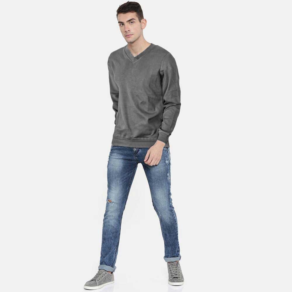 Polo Republica Men's Long Sleeve Nobitu Sweat Shirt Men's Sweat Shirt Polo Republica Heather Grey S 