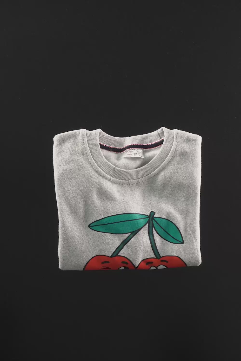Tiny Teens Kid's Cherry On Sweatshirt