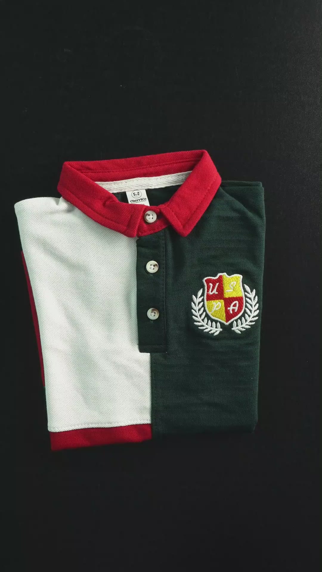 Bottle Green & Red