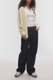 TS Women's Wide Leg Cinch Back Denim