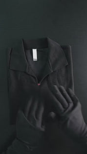 Men's Lightweight Johnny Collar Polo Shirt