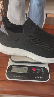 Men's Knitted Upper Slip-On Sneakers