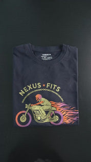 Nexus Fits Men's Vintage Moto Tee Shirt