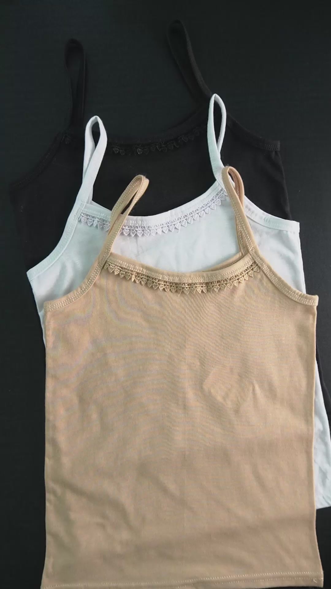 Girl's Lace Trim Camisole