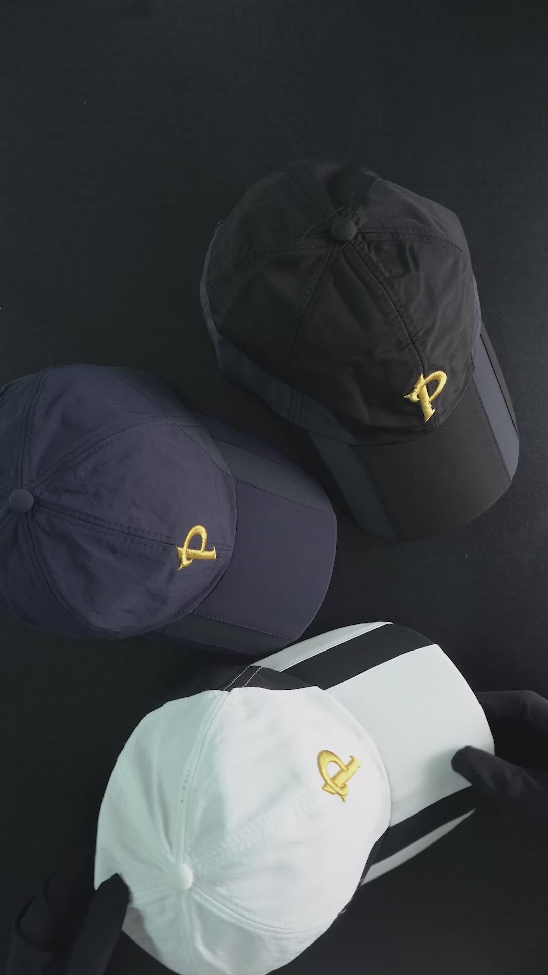 Men's Embroidered Contrast Border P-Cap