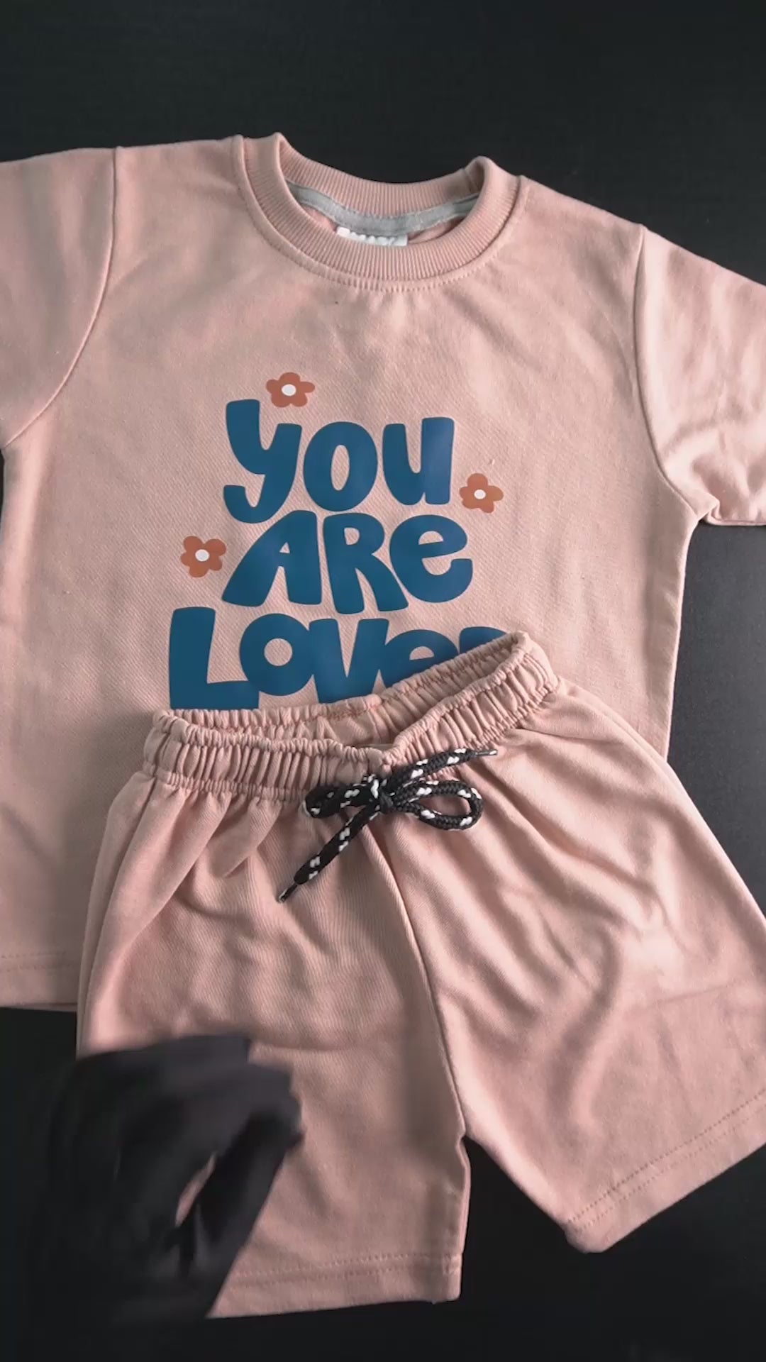 Tiny Teens Kid's You Are Loved Twin Set