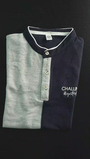 Navy & White