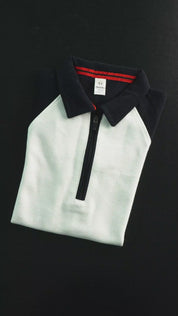 Navy & White