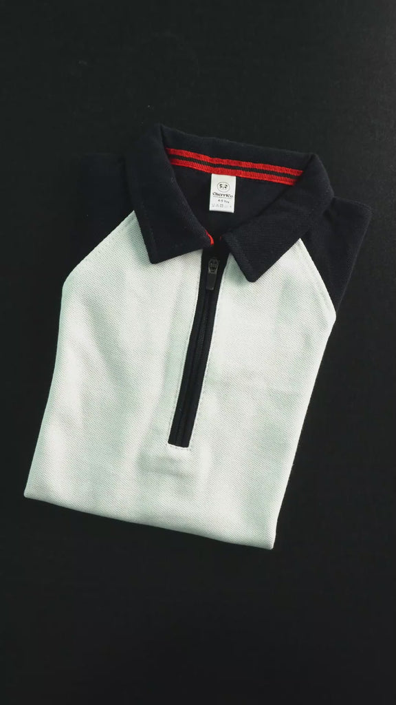 Navy & White