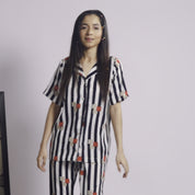 East West Women's Striped Design Co-Ord Set