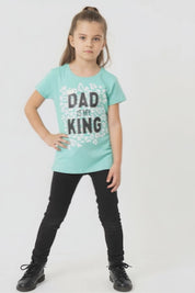 LP Girl's Dad Is My King Tee Shirt