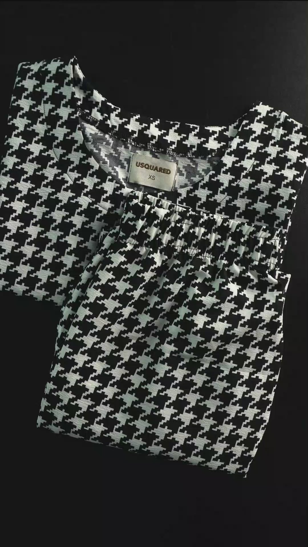 USQUARED Women's Houndstooth Co-Ord Set