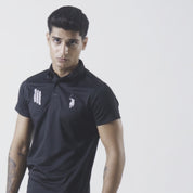 Polo Republica Men's Pony Stripes Printed Activewear Polo Shirt