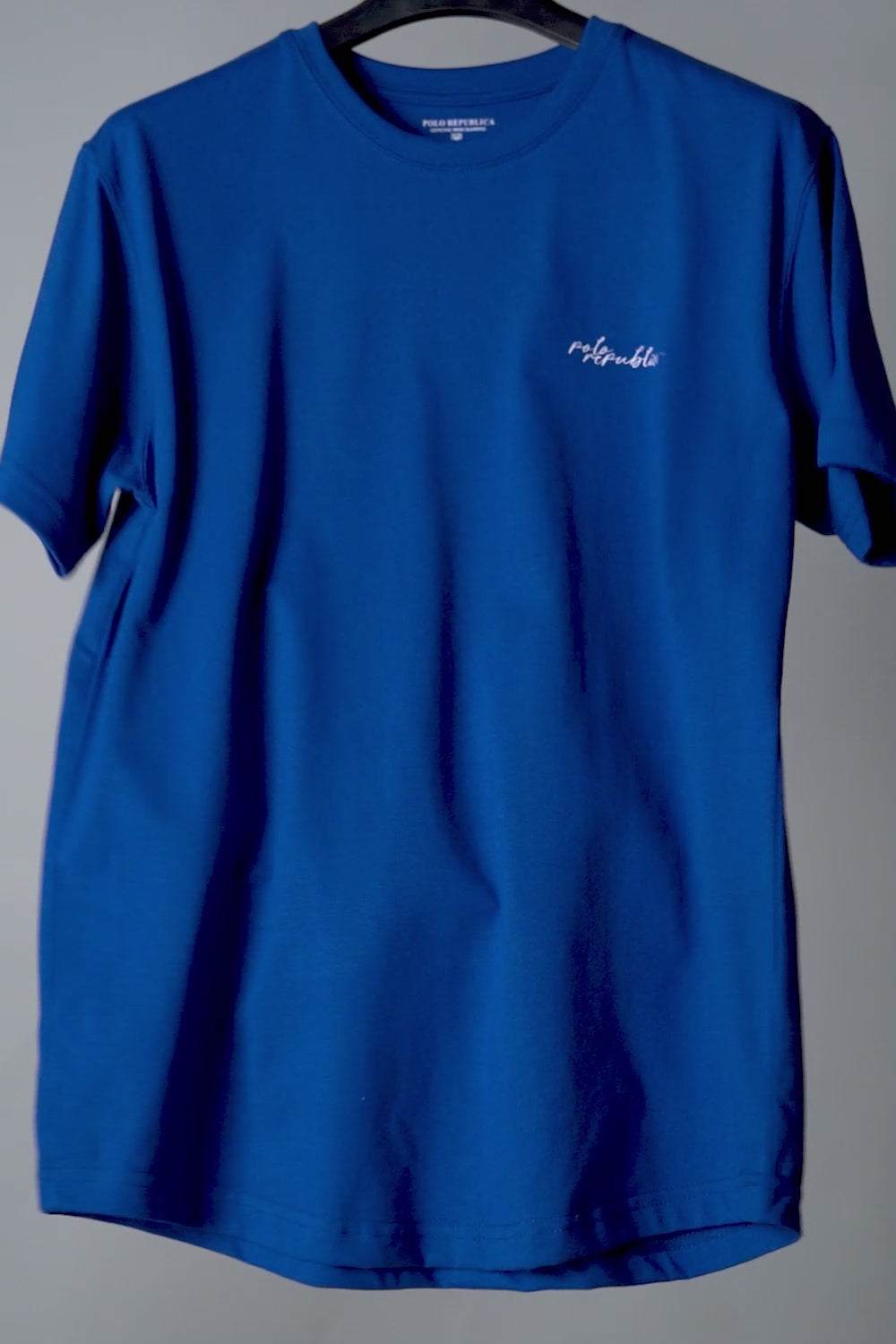 Polo Republica Men's Logo Curved Loose Fit Tee Shirt