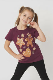LP Girl's Printed Premium Tee Shirt