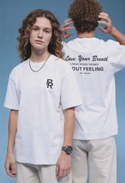 Polo Republica Unisex Love Your Breath Oversized Tee Shirt
