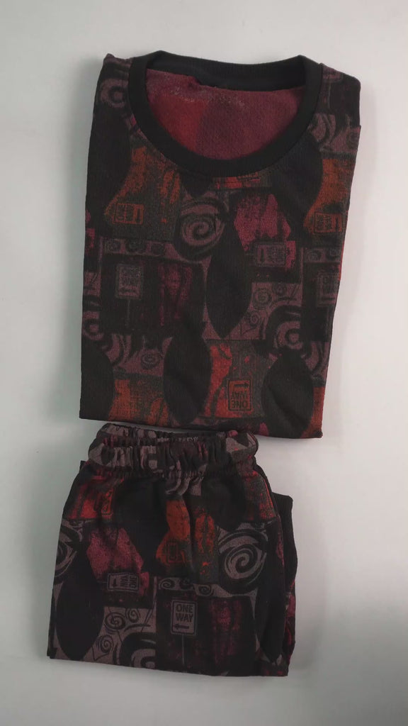 Black & Burgundy