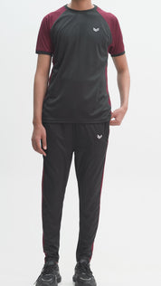 Urban Vogue Men's Raglan Sleeves Activewear Twin Set