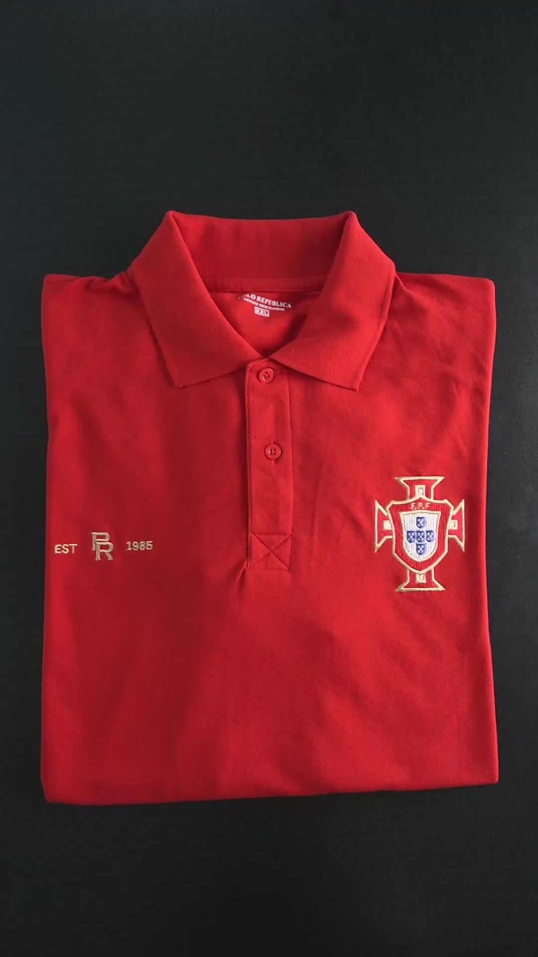 Polo Republica Men's Portugal Football Culture Polo Shirt