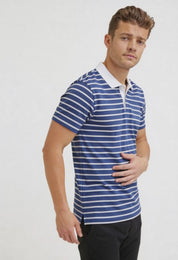 Eternity Men's Yarn Dyed Striped Polo Shirt
