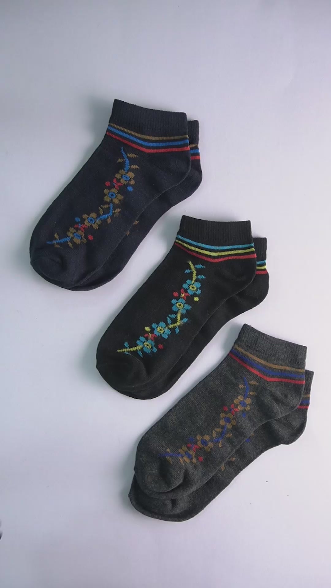Black-Charcoal-Navy