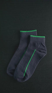 Men's Striped Premium Ankle Socks