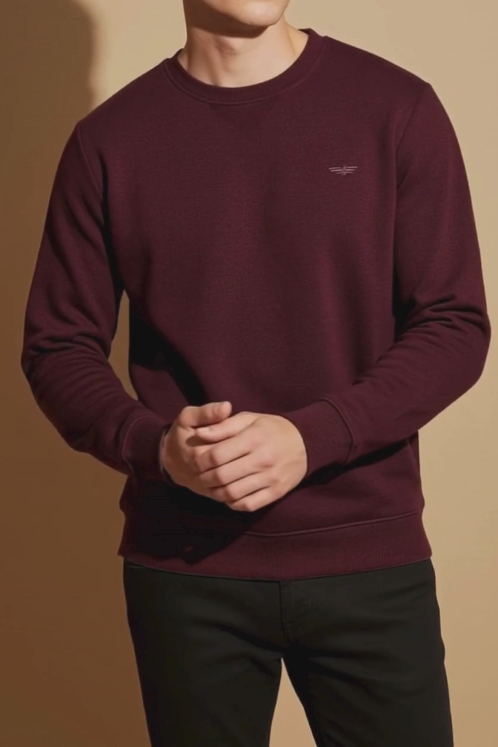 Eternity Men's Logo Embroidered Sweat Shirt