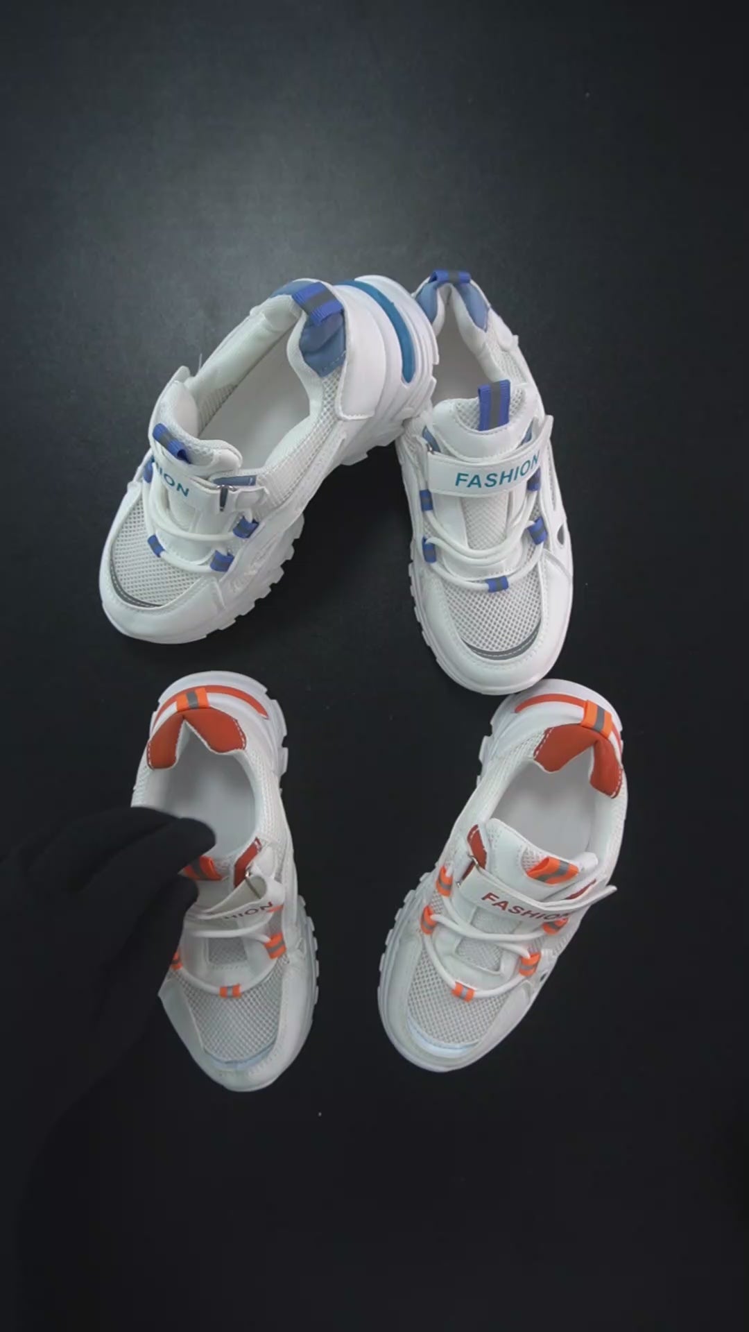 Fashion Kid's Chunky Velcro Sneakers
