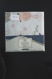 King Size Floral Printed Bedsheet With Pillow Cases