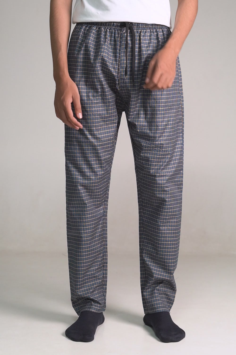 Max 21 Men's Graph Check Loungewear Trousers