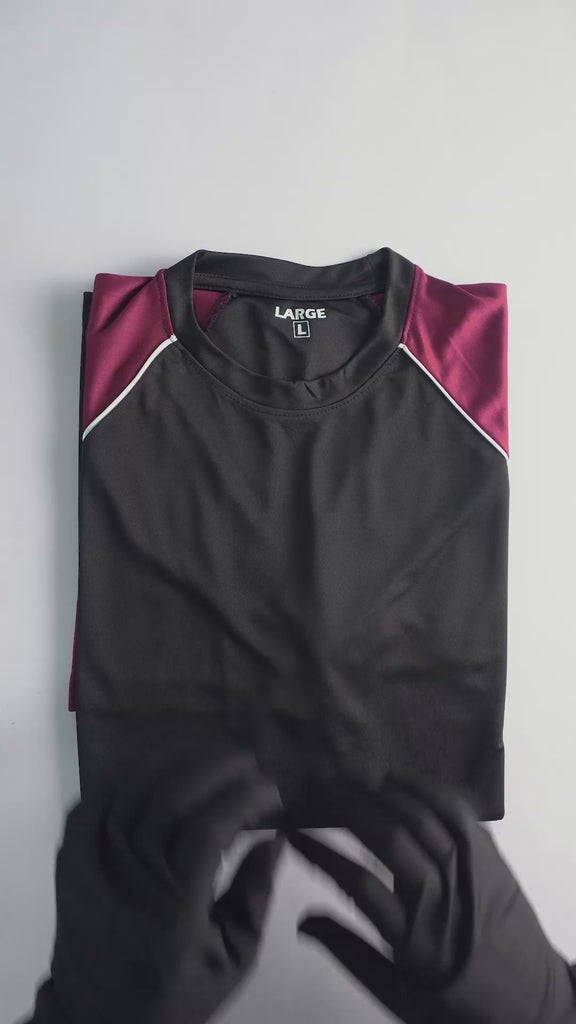 Black & Maroon