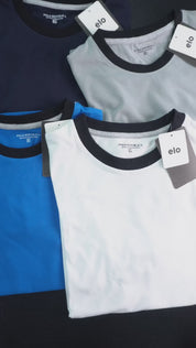 Polo Republica Men's Single Jersey Ringer Tee Shirt