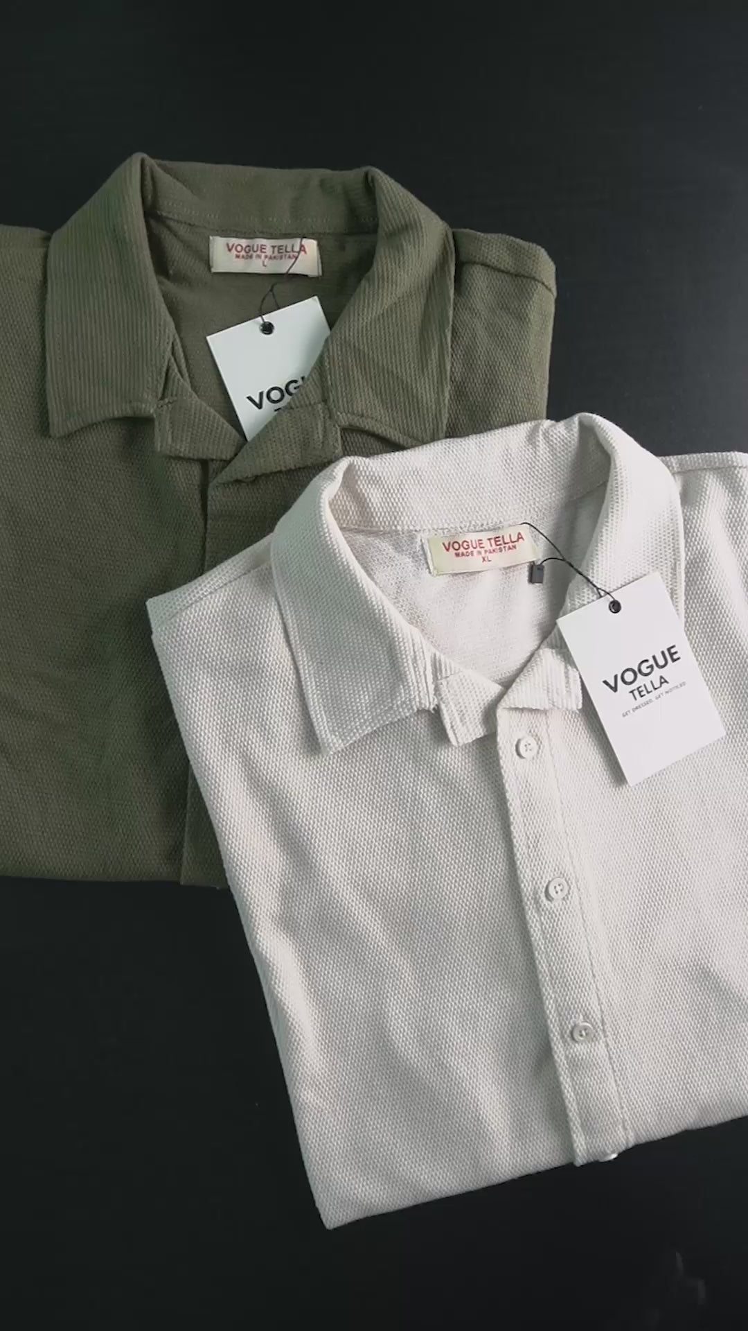 VT Men’s Textured Casual Shirt