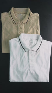 Max 21 Men's Tipped Collar Textured Polo Shirt