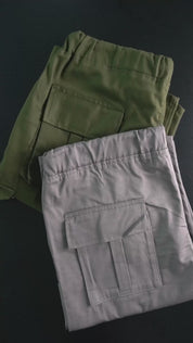 Men's Basic Cotton Cargo Shorts
