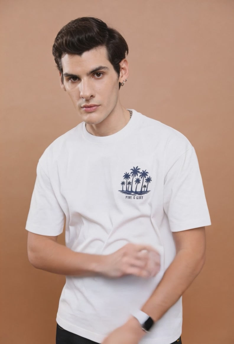 USQUARED Unisex Make It Easy Oversized Tee Shirt